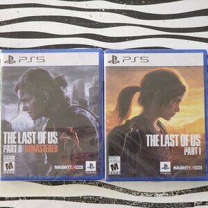 2 PS5 GAMES THE LAST OF US PART 1 & 2